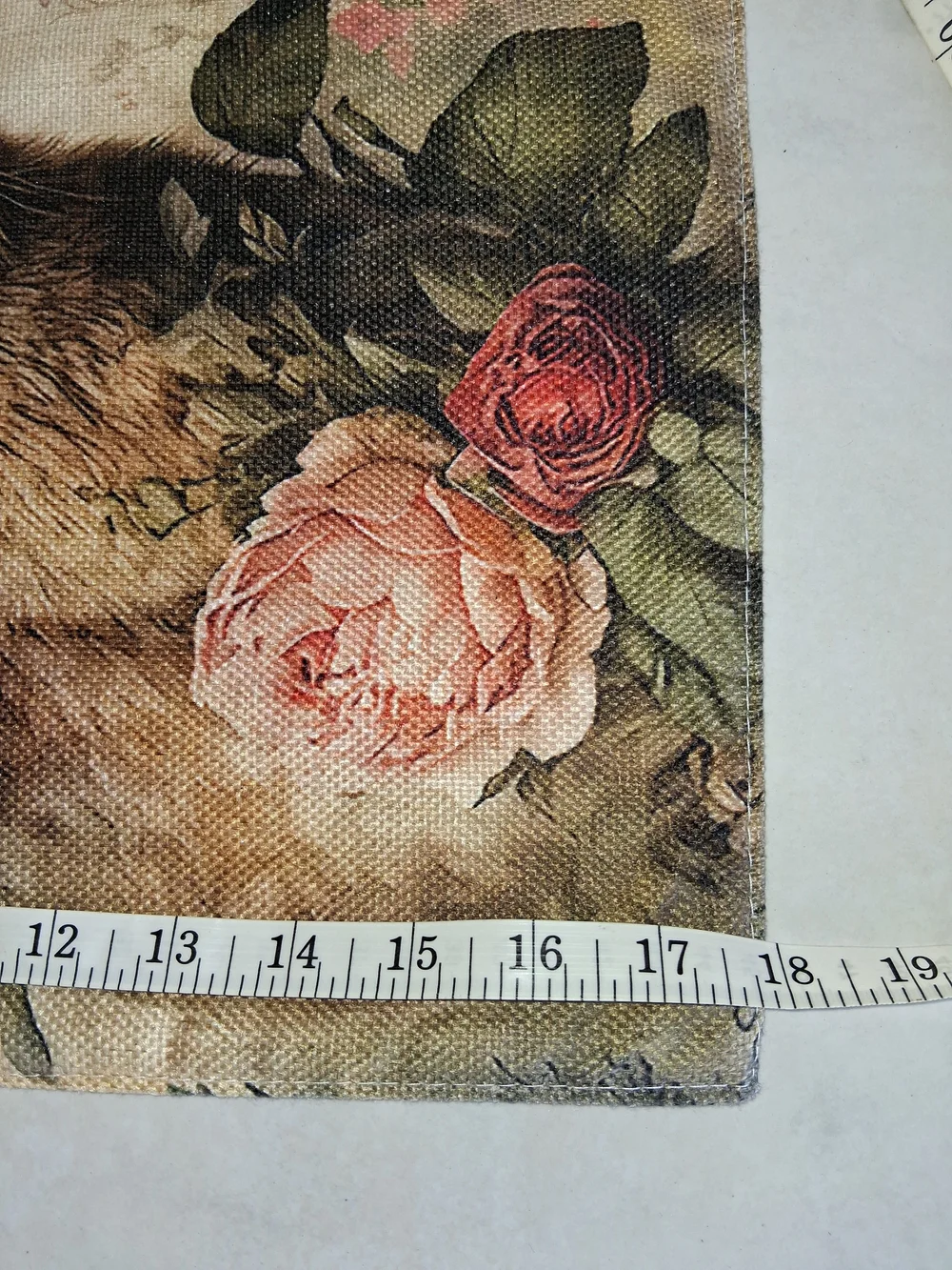 Welcome Bunny Floral Garden Flag - Brown and Pink